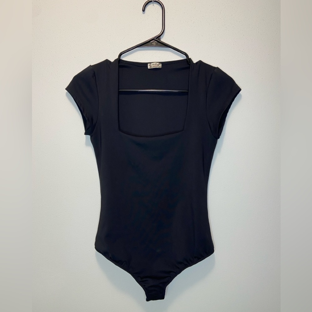 Free People Square Eyes Bodysuit